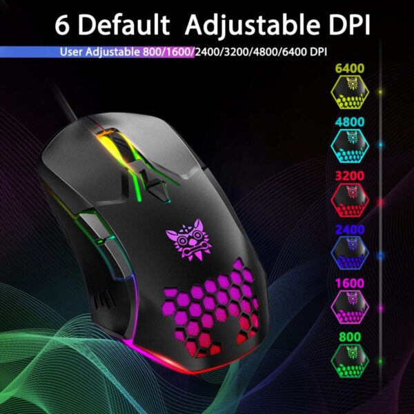 Mouse gamer Onikuma CW905 - Imagen 2