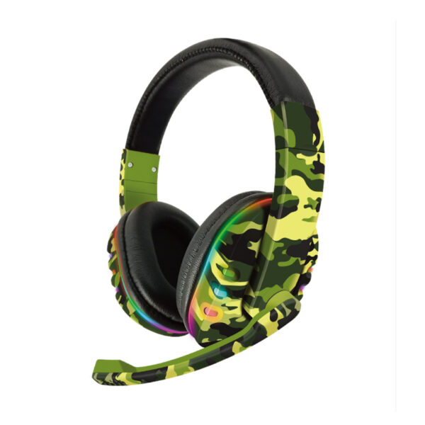 Diadema Gamer Camuflado estilo Militar KR-GM601 & KR-GM602