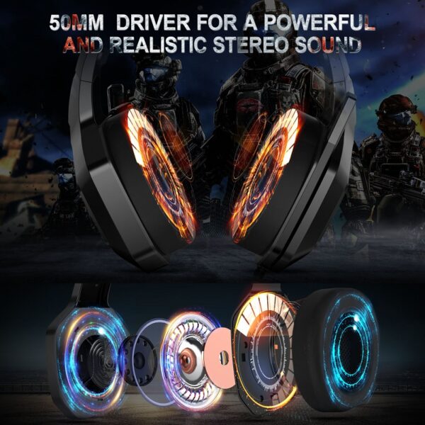 Diadema gamer Onikuma k10 - Imagen 4
