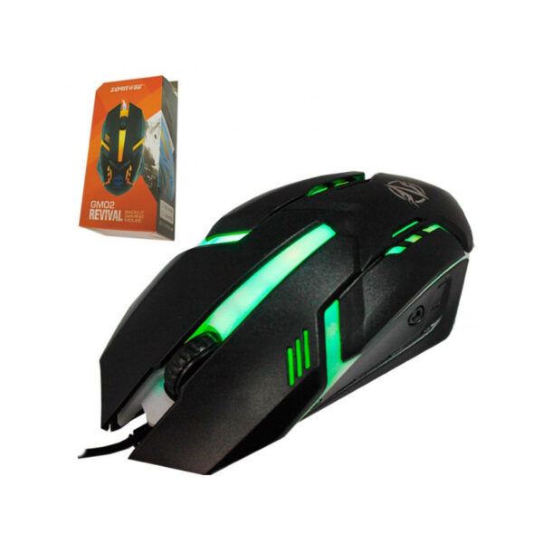 Mouse tipo Gamer retroiluminado ZORNWEE GM02 Revival RGB