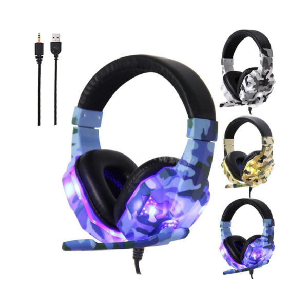 Diadema Gamer Sy830 Camuflado - Imagen 2