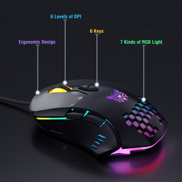 Combo Onikuma Mouse CW902 y Teclado G21 - Imagen 4